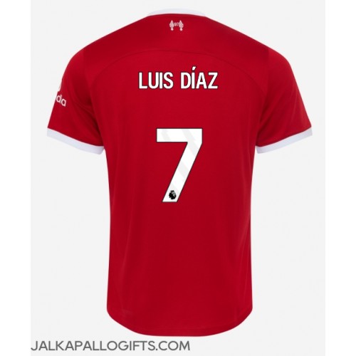 Liverpool Luis Diaz #7 Kotipaita 2023-24 Lyhythihainen